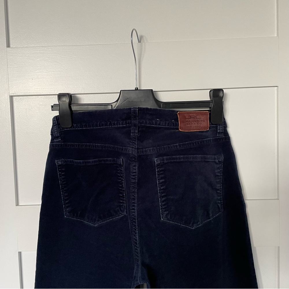 Women's Navy Blue Corduroy Jeans by Ralph Lauren - Picture 5 of 8